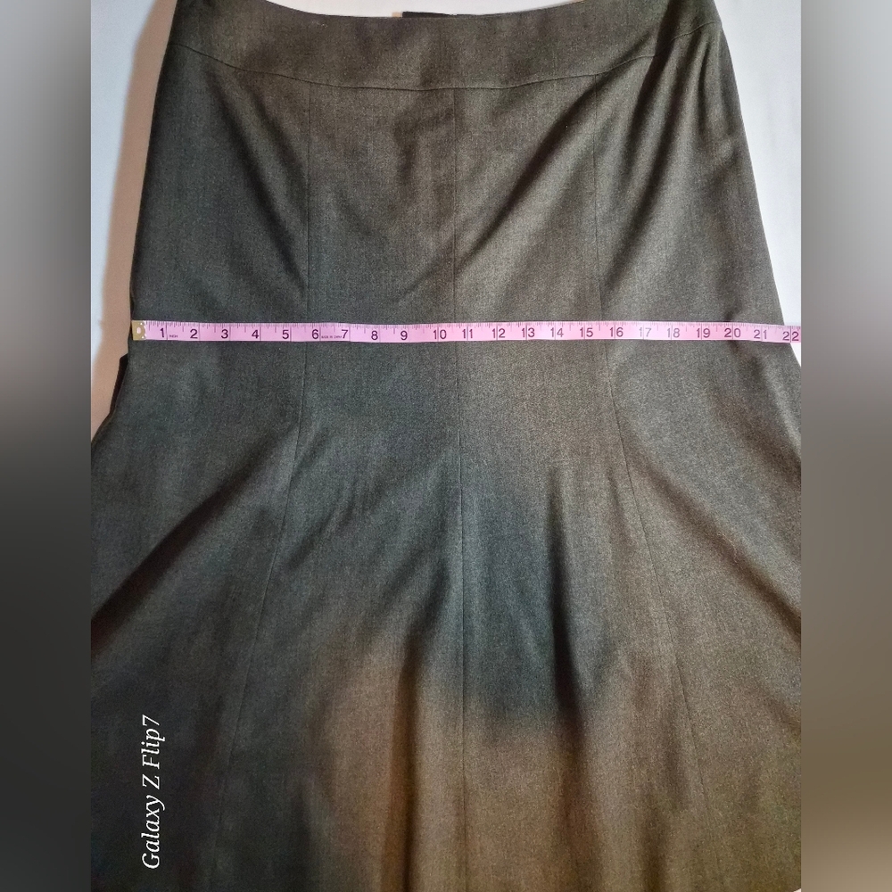 ​Talbots Petites Heathered Grey Wool Blend Pencil Skirt Size 14P - Picture 5 of 7